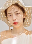 【Marl】濡れ髪ショートボブに麦わら帽子☆