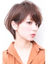 モニカ 西宮北口(Monica)&nbsp;大人かわいいグレージュ小顔ナチュラルショートボブ