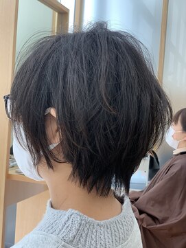 ヘアースペース アモール(Hair Space Amor) 黒髪×ショートボブ