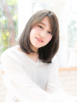 オーブ ヘアー ライブス 仙川店(AUBE HAIR RIVES) ふんわりシルエット♪抜け感ミディアム