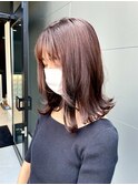 顔周りレイヤー パープルカラー