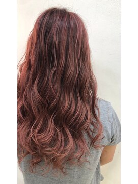 オーリーヘアー(Olliy hair) オリエンタルピンクアッシュピンク/細めハイライト/30代40代50代