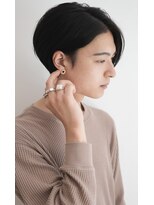 カライングドゥ(ing deux)&nbsp;スーツ短髪ツーブロック束感モテる黒髪シークレットパーマ流行