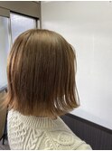 ミルクティーベージュ×外ハネボブ