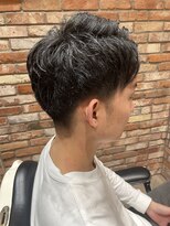 ヒロギンザバーバーショップ 丸の内店(HIRO GINZA BARBER SHOP)&nbsp;簡単スタイリングアップバングツーブロック