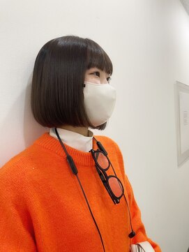 ニューラインギンザ(New-Line 銀座) ツヤカラー収まるボブ［金子涼］