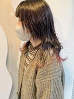 モリオ フロム ロンドン 大宮2号店(morio from London)&nbsp;【高椋】ロングウルフ×デザインカラー