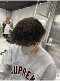 波巻きスパイラル　スパイラルパーマ