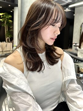 シティ(CITY) レイヤーカット フェイスレイヤー 韓国/20代30代40代50代