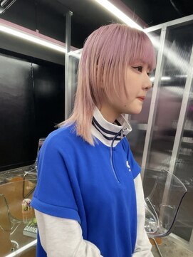 キジ(KIJI) ペールピンク　【負担軽減工程付きブリーチ】