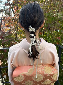 ツイギー 宮西店(TWiGGY) 紐×編みおろしアレンジ