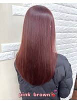 ミウミウヘア(miu miu hair)&nbsp;pink brown♪