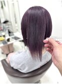 透け感パープル