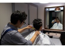 エヌドットバーバー ギンザ(N.BARBER GINZA)の雰囲気（8F☆落ち着いた半個室で白基調のニュートラルなおしゃれ空間）