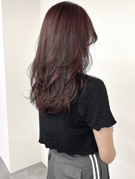 ノウハウ キョウト(KNOWHOW kyoto) ハッシュカット/ワンホンレイヤー/ワインレッド