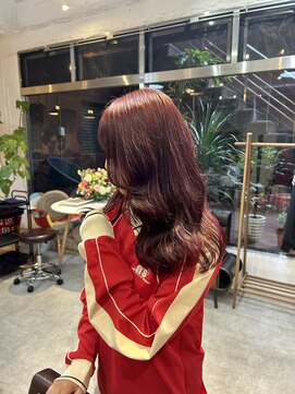 キュリオ(CURIO) red×lavender