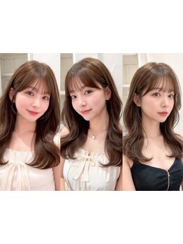 《KAMICHARISMA2024受賞》重みと軽い透け感の絶妙バランスで”似合う韓国ヘア”に★今っぽいstyleに◎