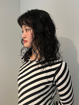 堂(DOH) 黒髪スパイラルパーマ