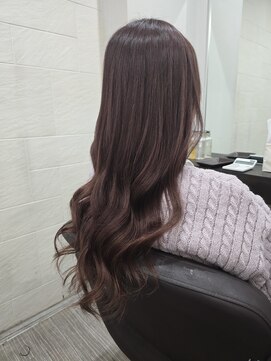 グランディールヘアデザイン(grandir hairdesign) プルエクステ/レッドブラウン/ロングヘア/千葉