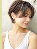 《手触り改善》小顔矯正カット＋シャンプー＋極潤トリートメント ￥4300