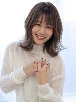 シロフイケブクロ(shirof ikebukuro) 【松永】透明感ベージュ×外ハネロブ