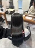 うる艶髪質改善×暗髪ナチュラルカラー×自然な艶まとまり
