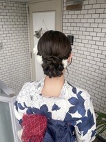 フェリーチェ(Felice) 浴衣　浴衣ヘア　シニヨン　着付け