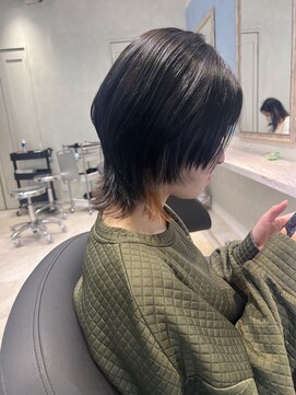 アソビ 表参道(ASOBI) 前髪/マチルダボブ/ピンクベージュ/インナーグレージュ/表参道