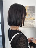 切りっぱなしボブ
