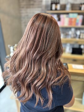 ウェリラバイハク(WeLila by haku) ピンクベージュハイライト×髪質改善