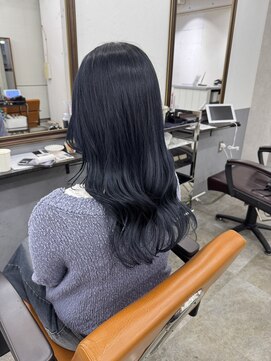 アジールヘア 北千住駅西口店(agir hair) ブルーブラック ブルーブラックカラー 北千住