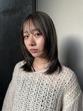 ミキサフレア(MIXSA FLAIR) ミディアムレイヤー×オリーブカラー