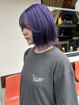 チャプター 問屋町(chapter) ケアブリーチダブルカラー寒色ラベンダーカラー