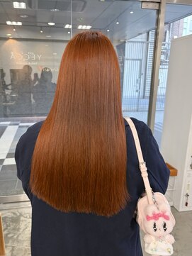 イェッカ(YECCA) ブリーチなしオレンジカラー