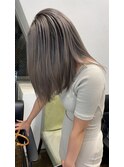 シルバーアッシュ×バレイヤージュ