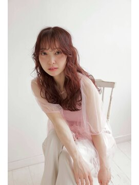 メルカ 天王寺(melca.) レイヤーカット/顔まわりカット/ロングヘア/ロングレイヤー