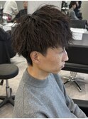 MEN’S HAIR/波巻ツイストスパイラル/フェザーパーマ/新田