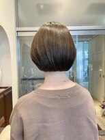 エルサフィロ ヨドヤバシ(el zafiro yodoyabashi)&nbsp;ショートボブ　オリーブグレージュ
