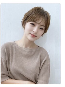 ブロッサム 東久留米店(Blossom) 大人ショートボブ◎ひし形前下がり前髪あり20代30代