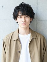 エイチ メンズ(H) 坊主フェードメンズショートソフトモヒカンバレイヤージュメンズ