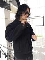 ウェルネス(Wellness) メンズ/ロングヘア/スパイラルパーマ