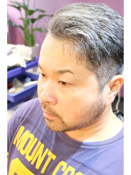 あの日みた夕陽のオレンジ 大人かっこいいアシンメトリーツーブロックスタイル