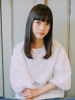 エクファ ヘア リゾート 大津 瀬田店(ex-fa hair resort)&nbsp;【瀬田◆エクファヘアリゾート】ぱっつん前髪×ストレート