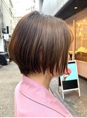 大人小顔ショートボブ