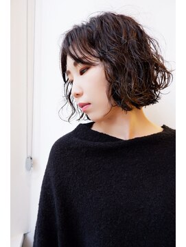 ゼロヘアーハナレ(zerohair HANARE) zerohairHANARE ボブ×パーマ