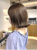 バッサリきっぱなしbob×柔らかヌーディーべージュ