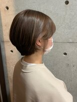 ヘアーズ ボウ トータルビューティー(hair's BEAU total beauty) 丸みショート×インナーカラー