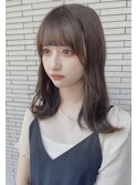 艶暗髪×顔周り小顔カット