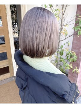 ボアップ 新居浜店(boappu) #ハイトーン＃ボブ＃カラー