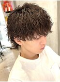 波巻きスパイラルパーマツイストスパイラルパーママッシュウルフ